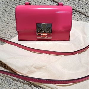 NWOT Bon Bon Spazzolato mini Top Handle Bag - watermelon